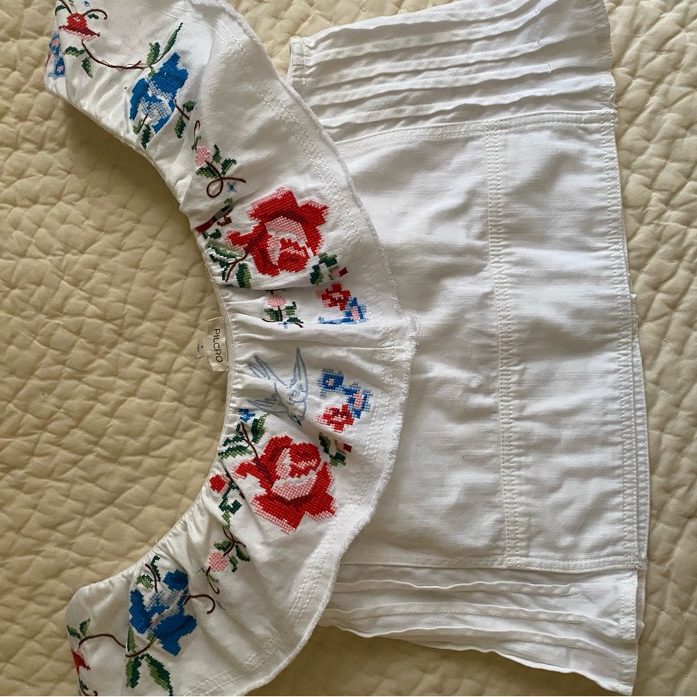 Anthropologie pilcro embroidered top - Picture 6 of 6